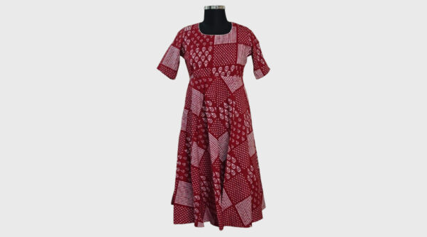 Red with White Print - Image 2